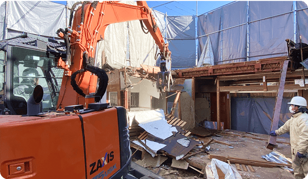 建物本体及び基礎の解体